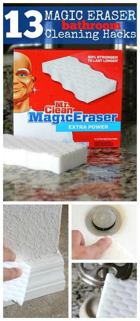 The Secret to Removing Soap Scum Build-Up with Magic Eraser Bath Scrubbers